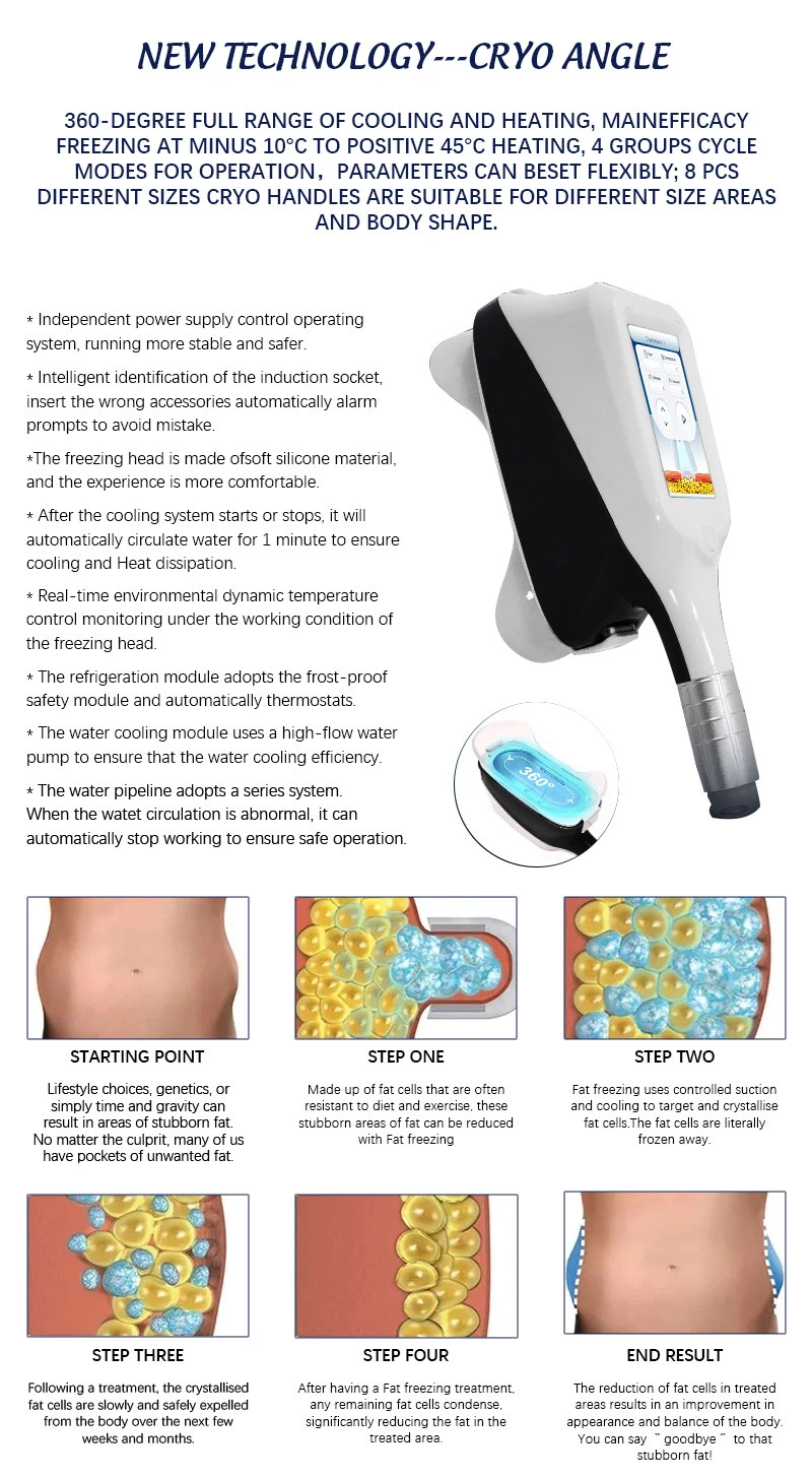 cryolipolysis fat freezing device
