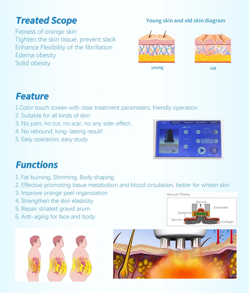 cavitation vacuum rf slimming